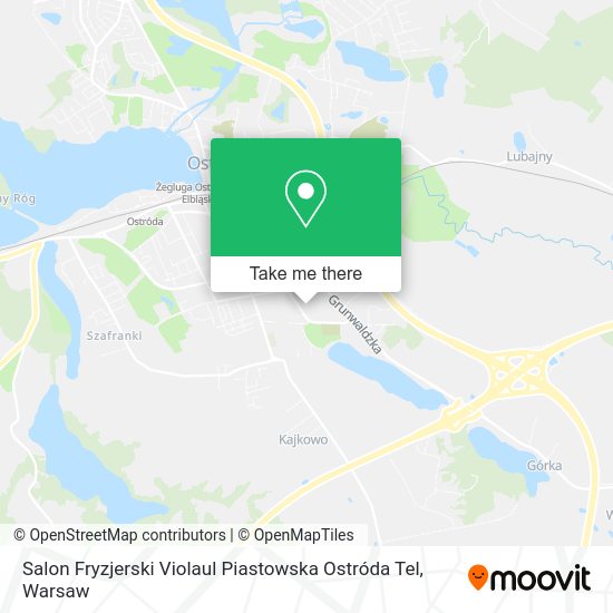 Salon Fryzjerski Violaul Piastowska Ostróda Tel map