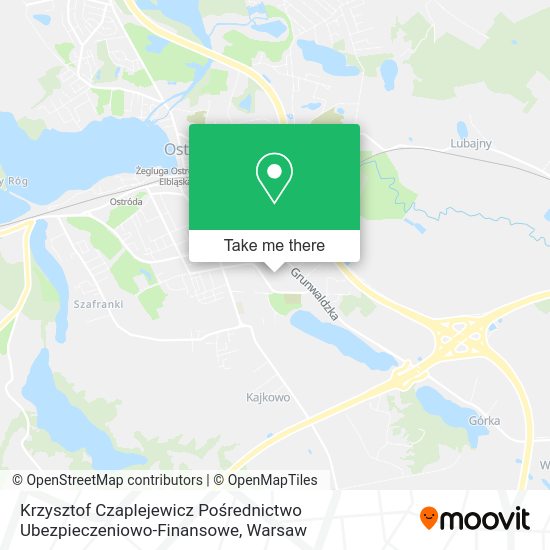 Krzysztof Czaplejewicz Pośrednictwo Ubezpieczeniowo-Finansowe map