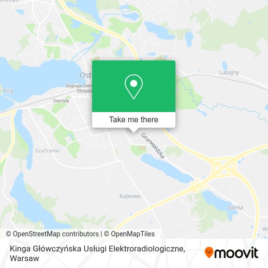 Kinga Główczyńska Usługi Elektroradiologiczne map