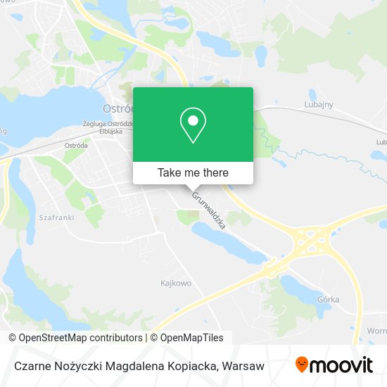 Czarne Nożyczki Magdalena Kopiacka map