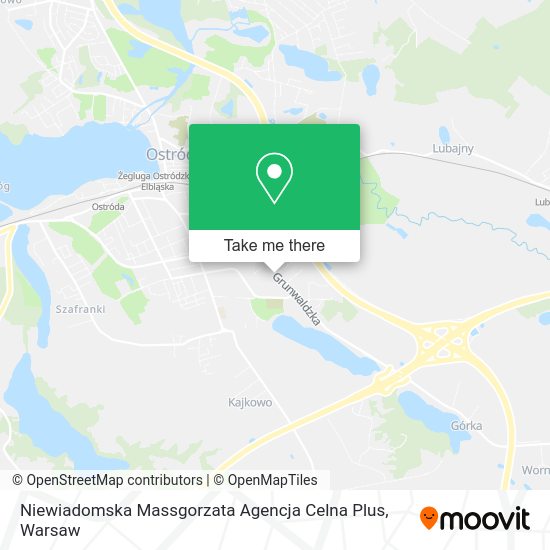 Niewiadomska Massgorzata Agencja Celna Plus map