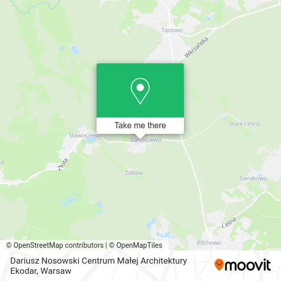 Карта Dariusz Nosowski Centrum Małej Architektury Ekodar