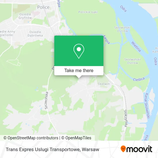 Карта Trans Expres Uslugi Transportowe