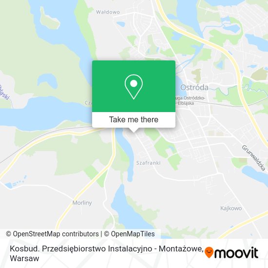 Kosbud. Przedsiębiorstwo Instalacyjno - Montażowe map