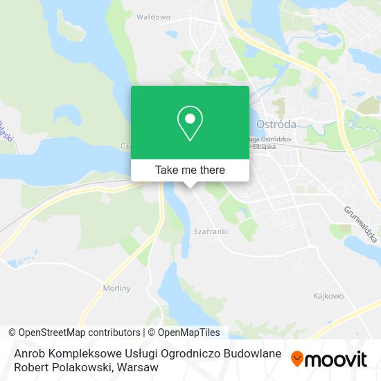 Anrob Kompleksowe Usługi Ogrodniczo Budowlane Robert Polakowski map