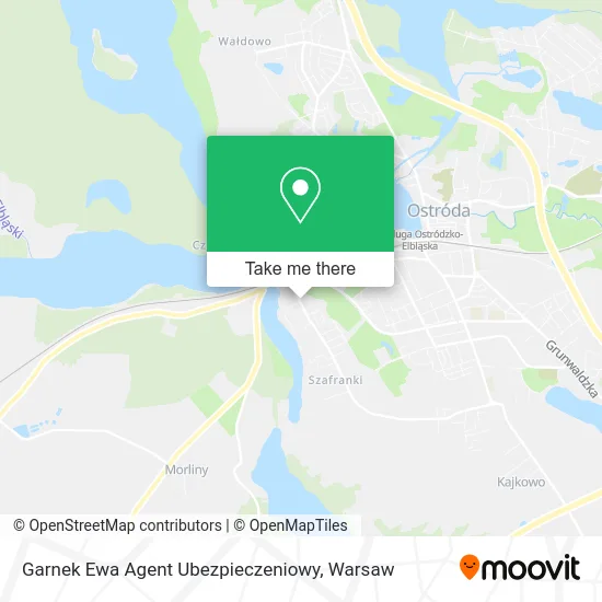 Карта Garnek Ewa Agent Ubezpieczeniowy