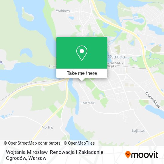 Wojtania Mirosław. Renowacja i Zakładanie Ogrodów map