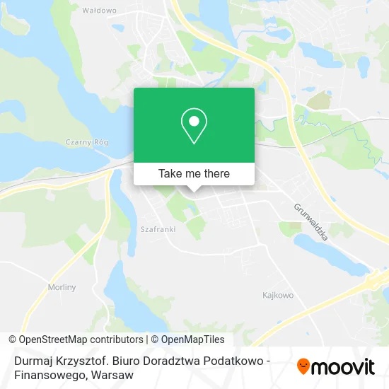 Durmaj Krzysztof. Biuro Doradztwa Podatkowo - Finansowego map