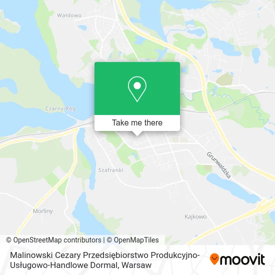 Malinowski Cezary Przedsiębiorstwo Produkcyjno-Usługowo-Handlowe Dormal map