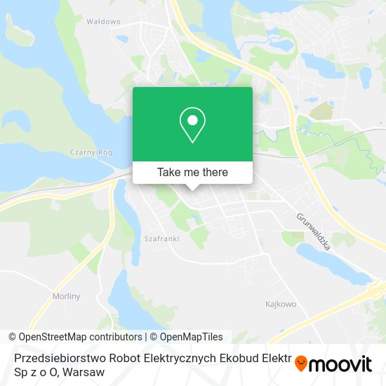 Przedsiebiorstwo Robot Elektrycznych Ekobud Elektr Sp z o O map