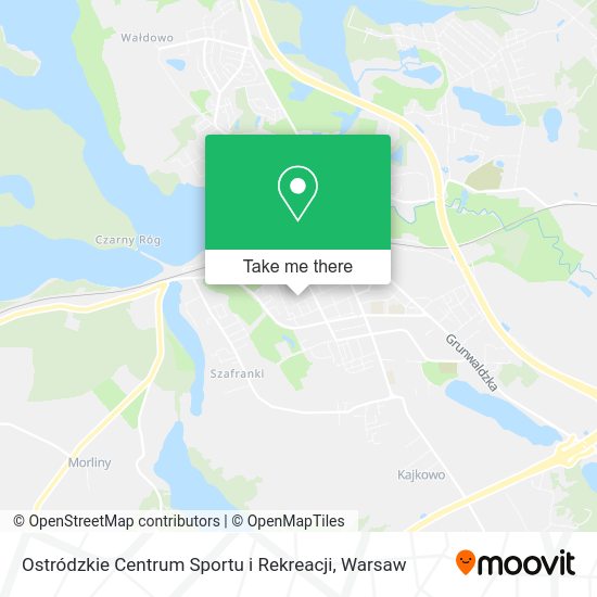 Ostródzkie Centrum Sportu i Rekreacji map