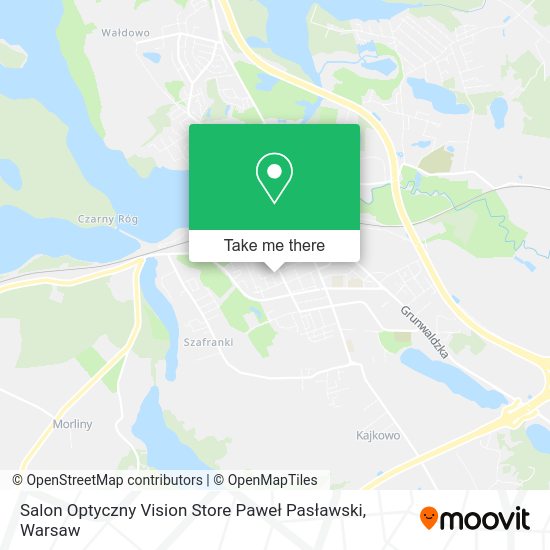 Salon Optyczny Vision Store Paweł Pasławski map