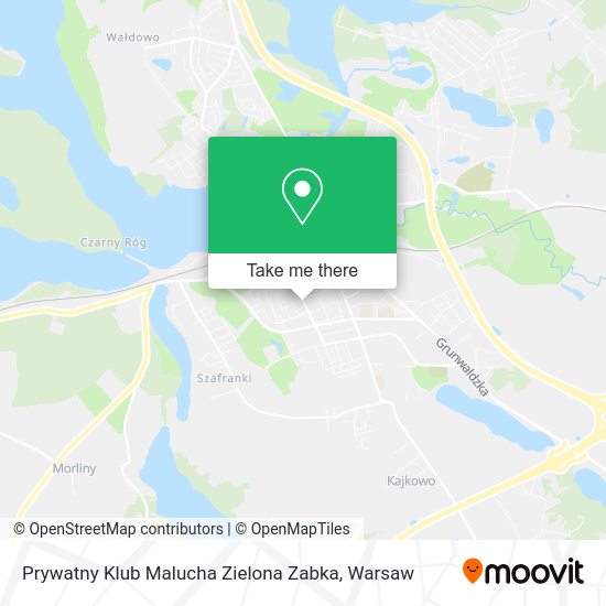 Prywatny Klub Malucha Zielona Zabka map