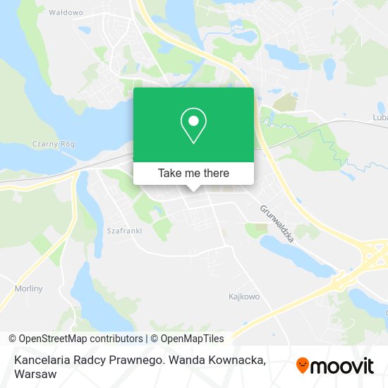 Kancelaria Radcy Prawnego. Wanda Kownacka map