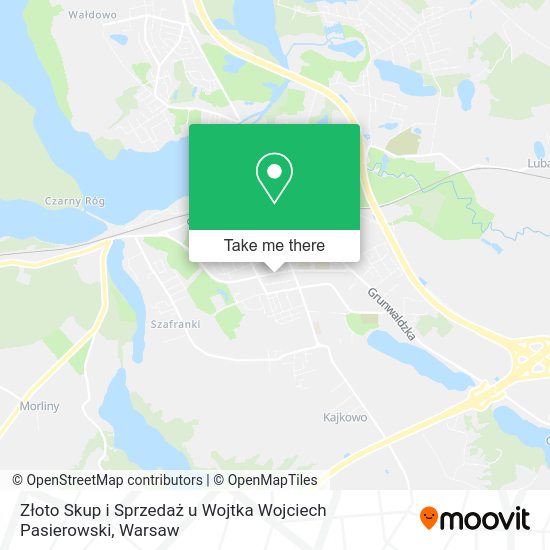 Złoto Skup i Sprzedaż u Wojtka Wojciech Pasierowski map