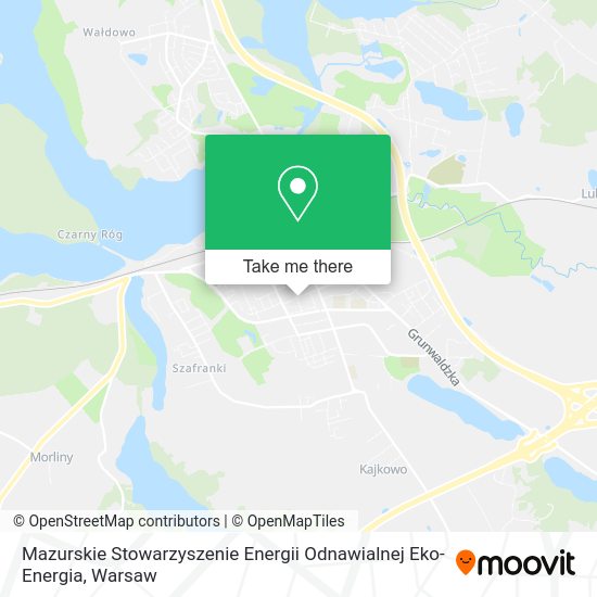 Mazurskie Stowarzyszenie Energii Odnawialnej Eko-Energia map