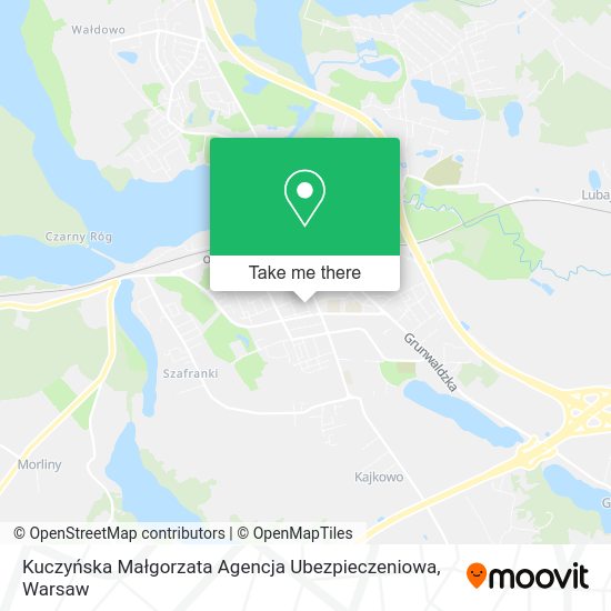 Kuczyńska Małgorzata Agencja Ubezpieczeniowa map