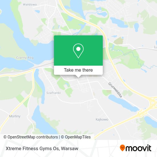 Xtreme Fitness Gyms Os map