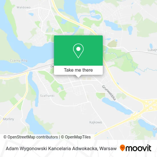 Adam Wygonowski Kancelaria Adwokacka map
