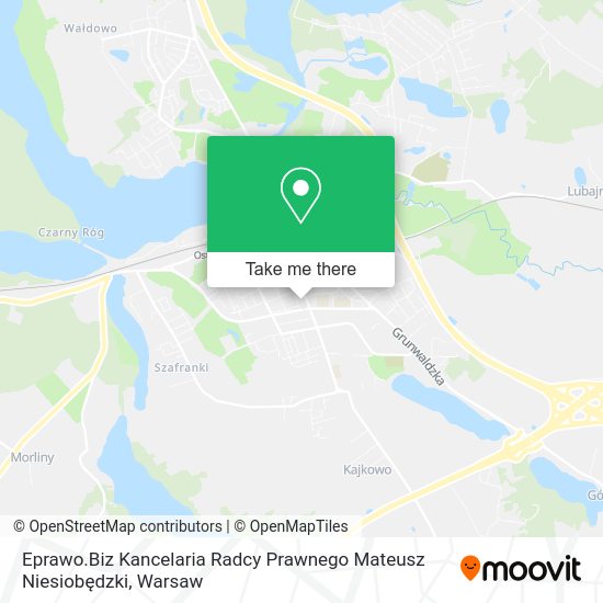 Eprawo.Biz Kancelaria Radcy Prawnego Mateusz Niesiobędzki map