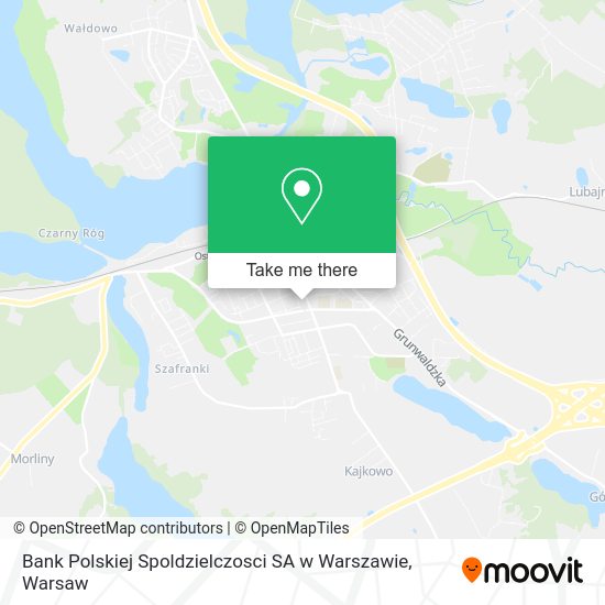 Bank Polskiej Spoldzielczosci SA w Warszawie map