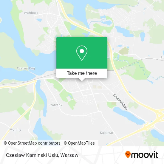 Czeslaw Kaminski Uslu map