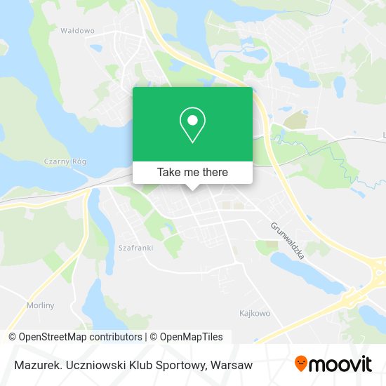 Mazurek. Uczniowski Klub Sportowy map