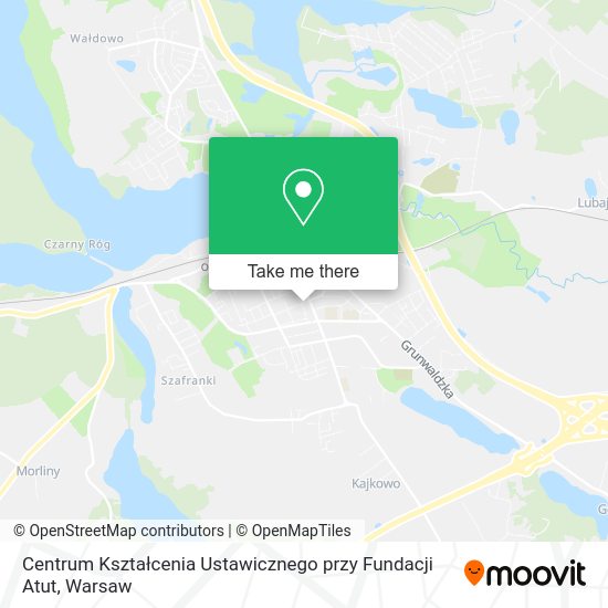 Centrum Kształcenia Ustawicznego przy Fundacji Atut map