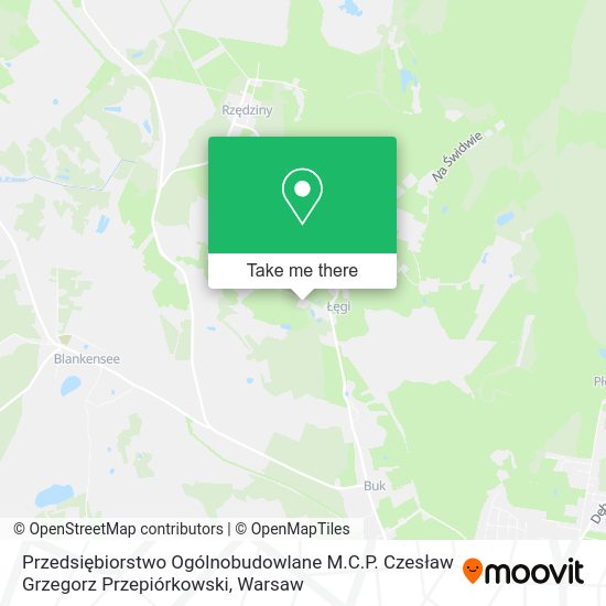 Przedsiębiorstwo Ogólnobudowlane M.C.P. Czesław Grzegorz Przepiórkowski map