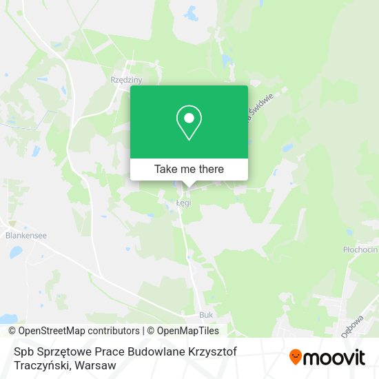 Spb Sprzętowe Prace Budowlane Krzysztof Traczyński map