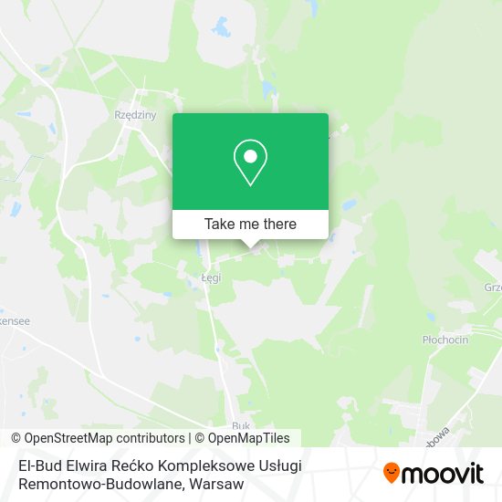 El-Bud Elwira Rećko Kompleksowe Usługi Remontowo-Budowlane map