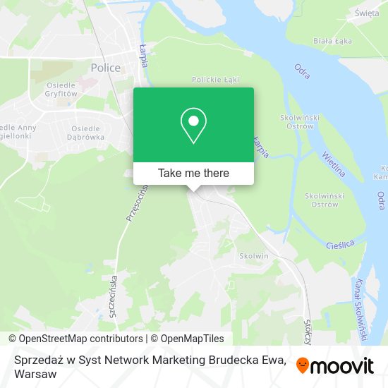 Sprzedaż w Syst Network Marketing Brudecka Ewa map