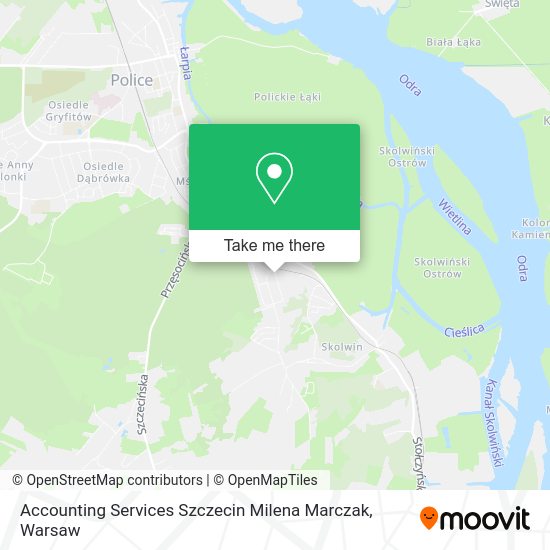 Accounting Services Szczecin Milena Marczak map