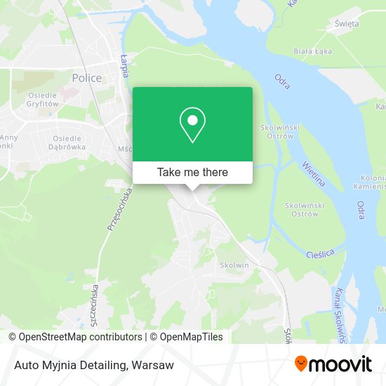 Auto Myjnia Detailing map