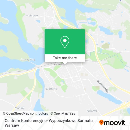 Карта Centrum Konferencyjno- Wypoczynkowe Sarmatia