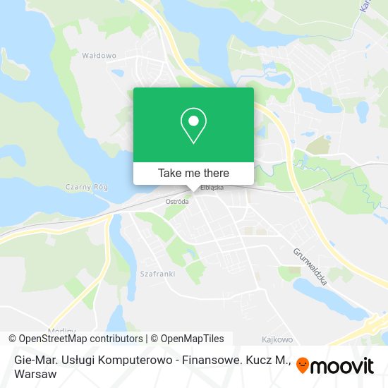 Gie-Mar. Usługi Komputerowo - Finansowe. Kucz M. map