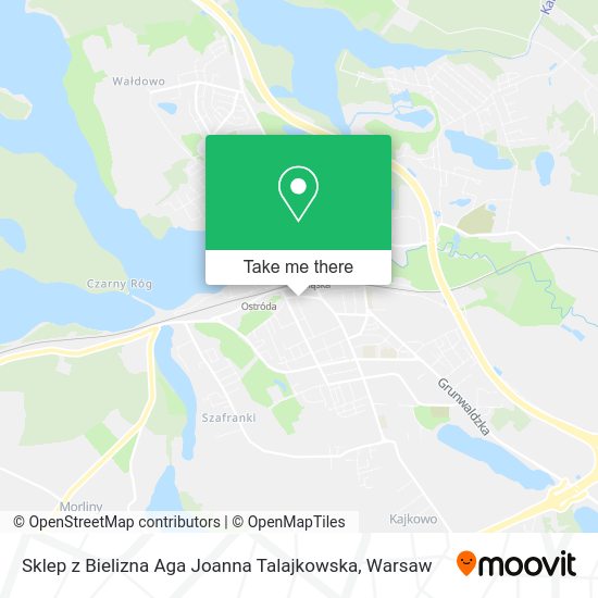 Sklep z Bielizna Aga Joanna Talajkowska map