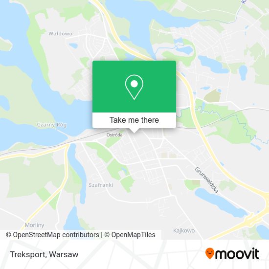 Treksport map