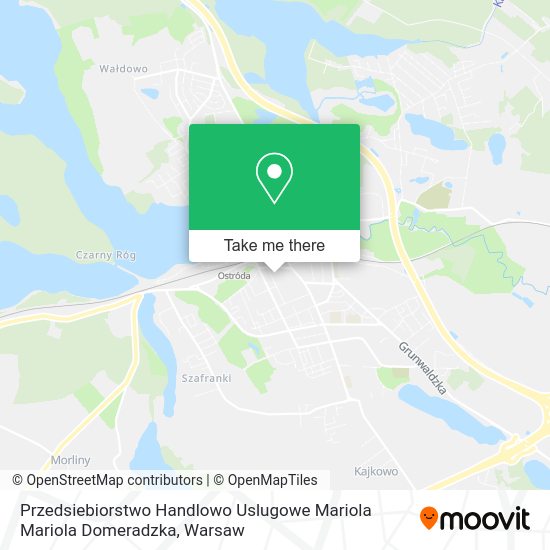 Przedsiebiorstwo Handlowo Uslugowe Mariola Mariola Domeradzka map