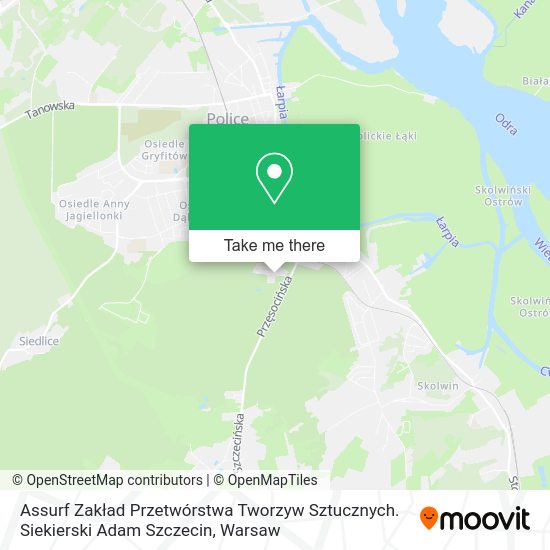 Карта Assurf Zakład Przetwórstwa Tworzyw Sztucznych. Siekierski Adam Szczecin