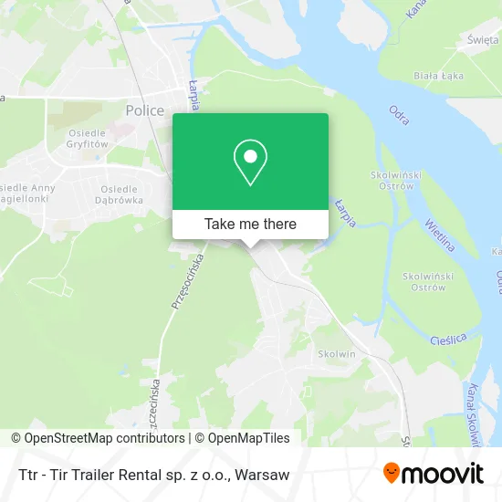 Карта Ttr - Tir Trailer Rental sp. z o.o.