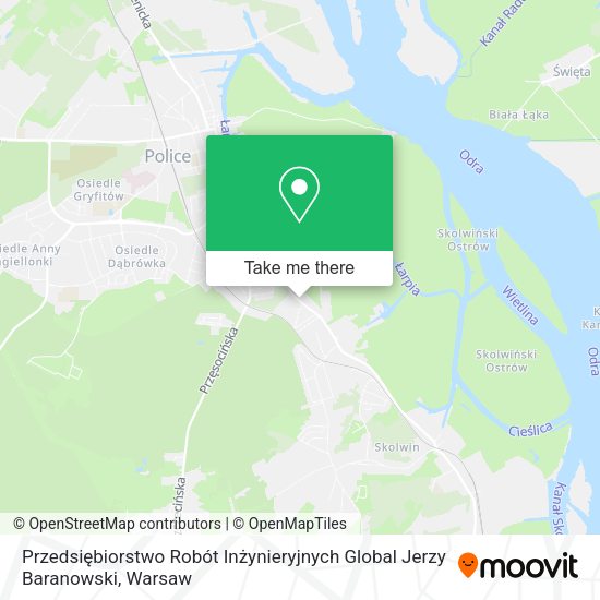 Przedsiębiorstwo Robót Inżynieryjnych Global Jerzy Baranowski map