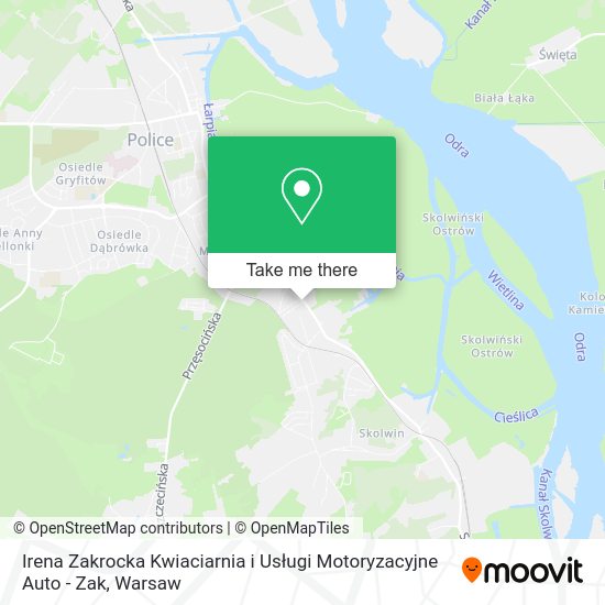 Irena Zakrocka Kwiaciarnia i Usługi Motoryzacyjne Auto - Zak map