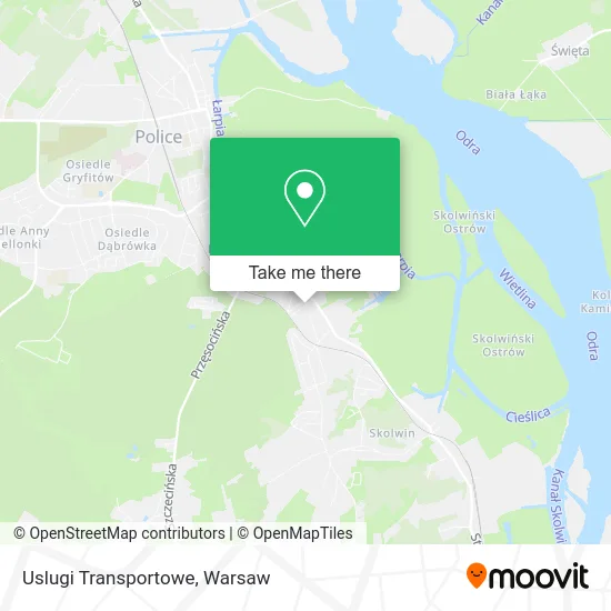 Карта Uslugi Transportowe