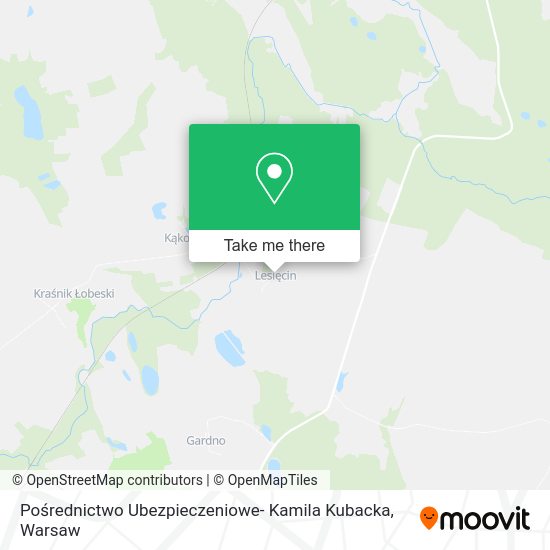 Pośrednictwo Ubezpieczeniowe- Kamila Kubacka map