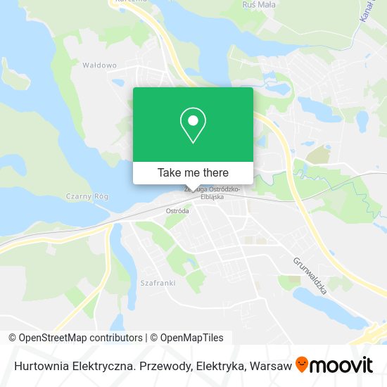 Hurtownia Elektryczna. Przewody, Elektryka map