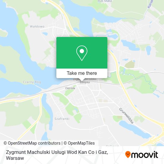 Zygmunt Machulski Usługi Wod Kan Co i Gaz map