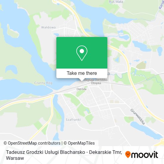 Tadeusz Grodzki Usługi Blacharsko - Dekarskie Tmr map