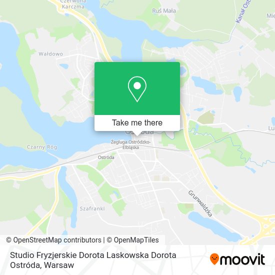 Studio Fryzjerskie Dorota Laskowska Dorota Ostróda map