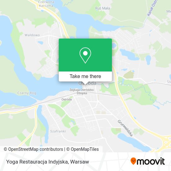 Карта Yoga Restauracja Indyjska